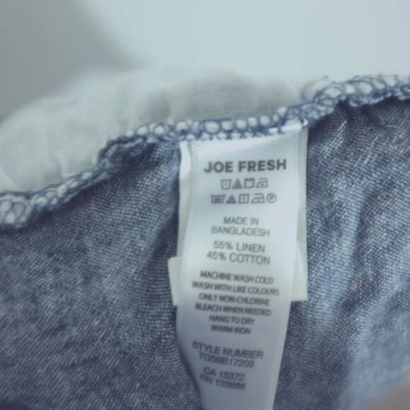 Joe Fresh blue linen blend girls shorts size 3T - Picture 6 of 6